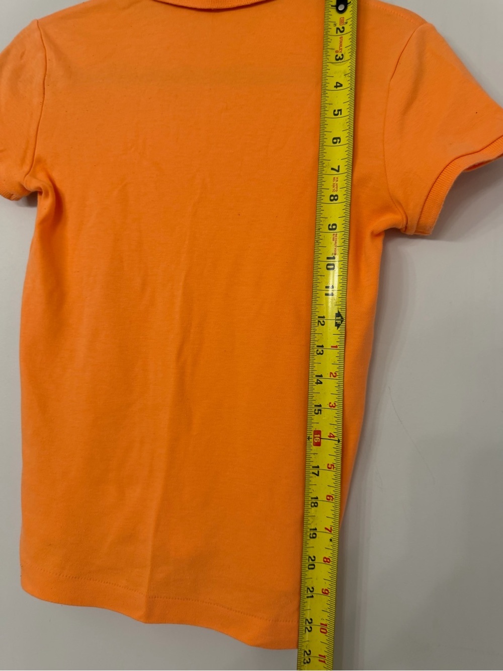 Ralph Lauren Sport Sz Small light orange soft 100% cotton preppy designer Polo - Picture 7 of 7